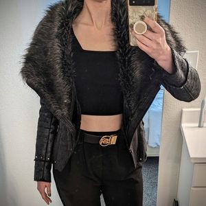 Guess Faux Fur Jacket